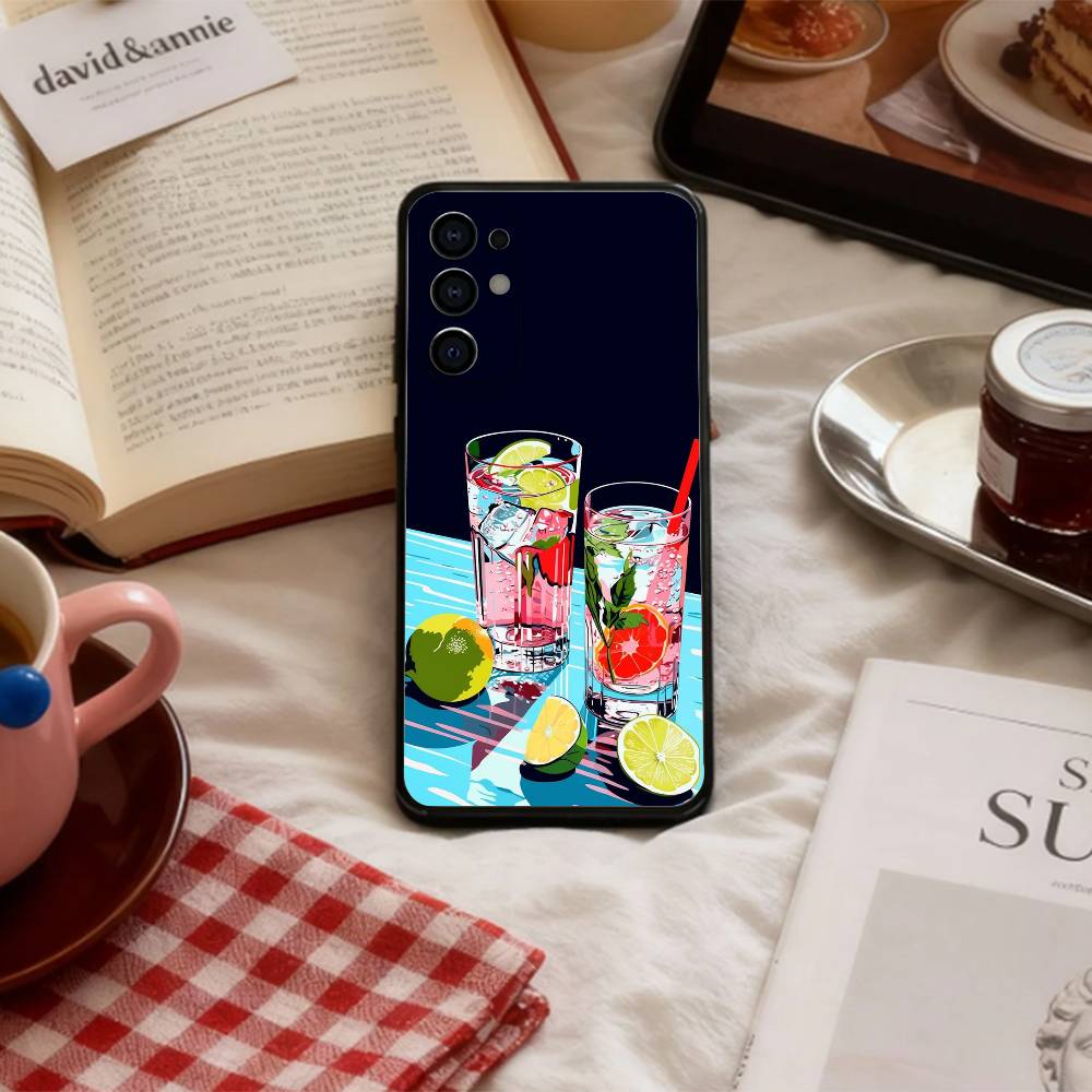 B-ballerina in flat Illustration style Phone Case For Samsung S 25,24,23,22,30,21,10,9,Ultra,Plus,Lite,FE,4,5 G Soft Black Case