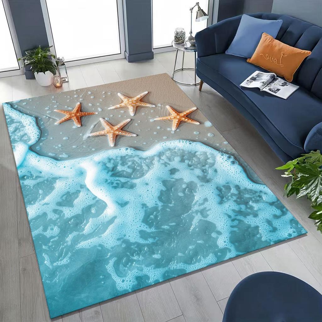 Ковер Dream Starfish Shell Tropical Beach Sea Star Art для спальни, гостиной, дивана, домашний коврик для двери, декор, большой нескользящий коврик для пола