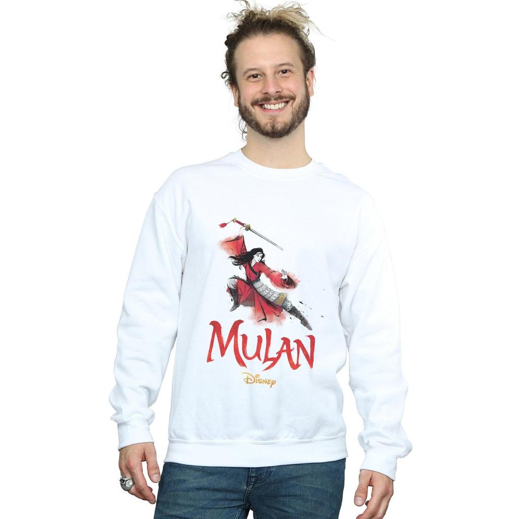 Disney Mens Mulan Movie Pose Sweatshirt