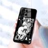 Чехол для телефона Черный дворецкий Для Samsung S26 S25 S24 FE S23 S22 S21 Plus S20 Ultra Note20Ultra Черный стеклянный чехол