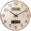 Lunon FX7134 Настенные 35см Температура и Влажность Календарь Отображение Радиоуправляемые Часы, Диаметр, Дисплей,