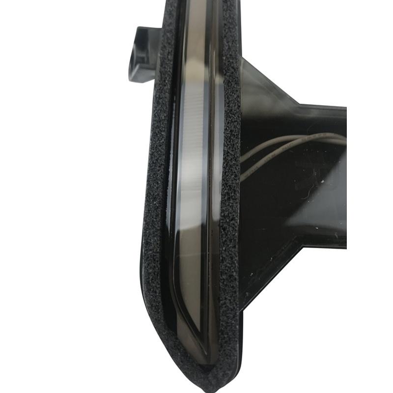 Дымчатый черный индикатор бокового зеркала заднего вида, динамический поворотник, светодиодный плавный указатель поворота для CX-5 KF CX-8 2017-2019 CX-9