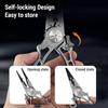 Aluminum Alloy Fishing Pliers Hook Remover Fishing Line Cutters with Sheath and Lanyard