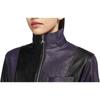 (WMNS) Air Jordan Splicing Multiple Pockets Zipper Long Sleeves Jacket Black Purple Women's DJ2717-010