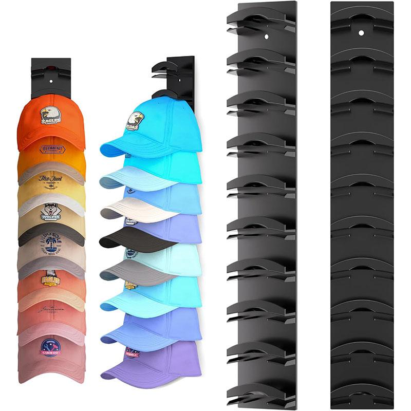 Органайзер для шляп для бейсболок, настенная вешалка для шляп с прочным клеем, держатель для шляп, дисплей для двери, шкафа, органайзер для кепок, хранение