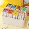 Large Capacity Stackable Desk Pen Holder for Paints, Markers, Brushes, and Stationery Supplies