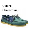 Men Genuine Leather Docksides Casual Boat Shoes,Plus Size 36-46 Brand Designer Flat Loafers For Homme Femme X124
