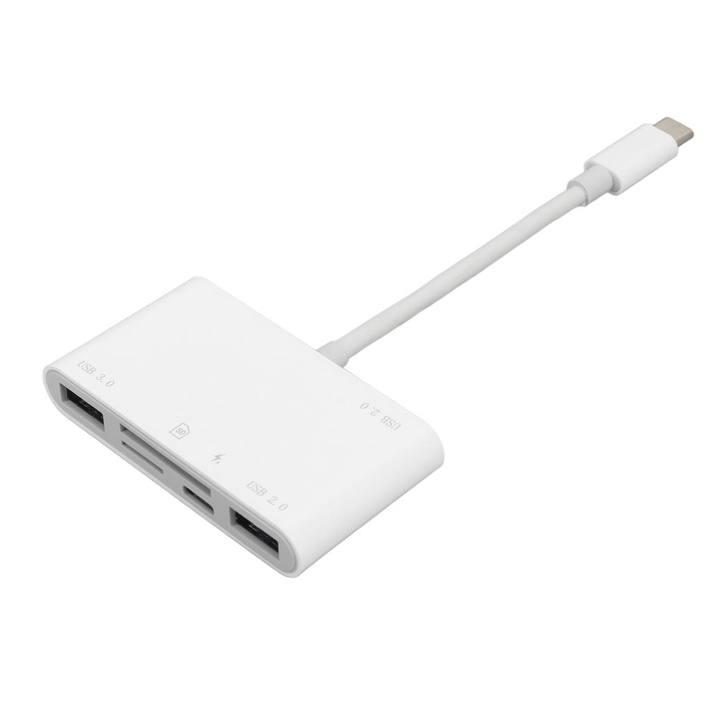 Картридер 6 в 1, Plug and Play, высокоскоростной USB C адаптер для карт памяти для смарт-камер, телефонов, ноутбуков
