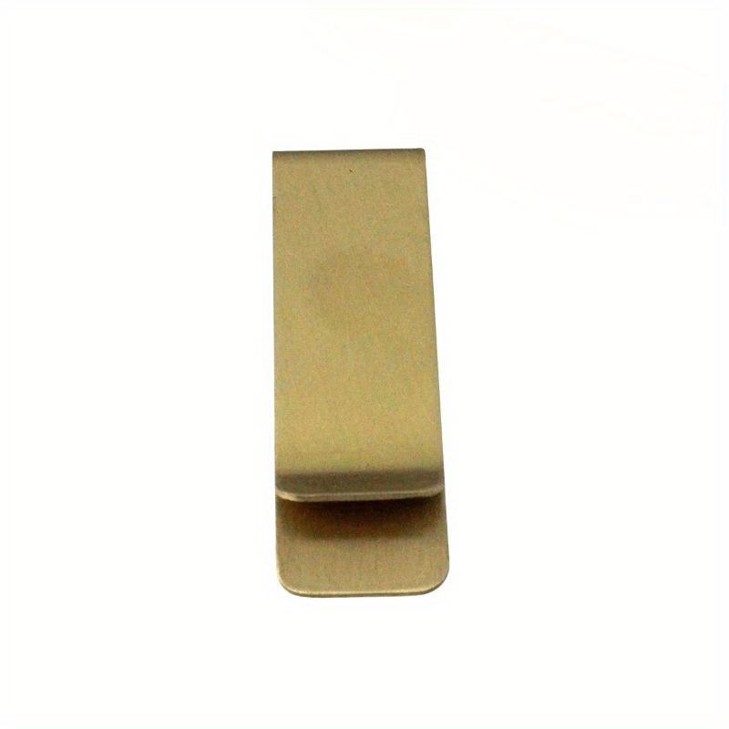 5pcs High Quality Brass Money Clip Cash Clamp Holder Portable Money Clip Wallet Purse for Pocket Metal Money Holder