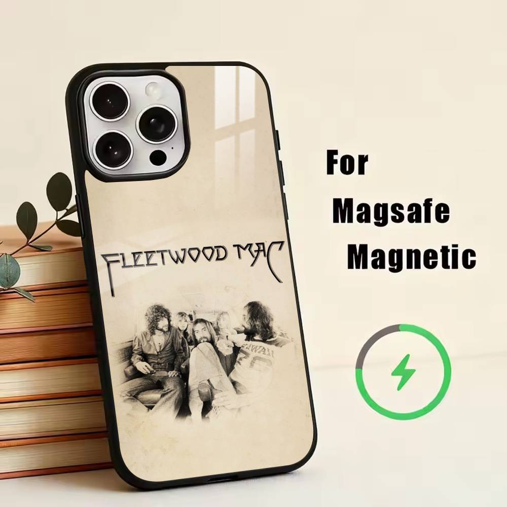 Band F-Fleetwood M-Mac Phone Case For iPhone17,16,15,14,13,12,11 Plus,Pro Magnetic For Magsafe Wireless Charging