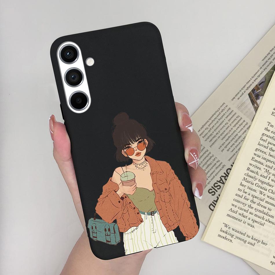 For Samsung A54 5G Case Cute Soft Silicone TPU Back Cover For Samsung GalaxyA54 A 54 Phone Case on SamsungA54 Coque Bumper Funda