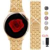 20mm/22mm Band for Samsung Galaxy Watch 4/Classic/46mm/42mm/active 2 Gear S3 Metal Diamond Bracelet Xiaomi Huawei GT/2/GT2/3 Pro Strap