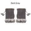 Winter Keep Finger Warm Elastic Warm Mittens Fingerless Faux Rabbit Hair Gloves Thicken Warm