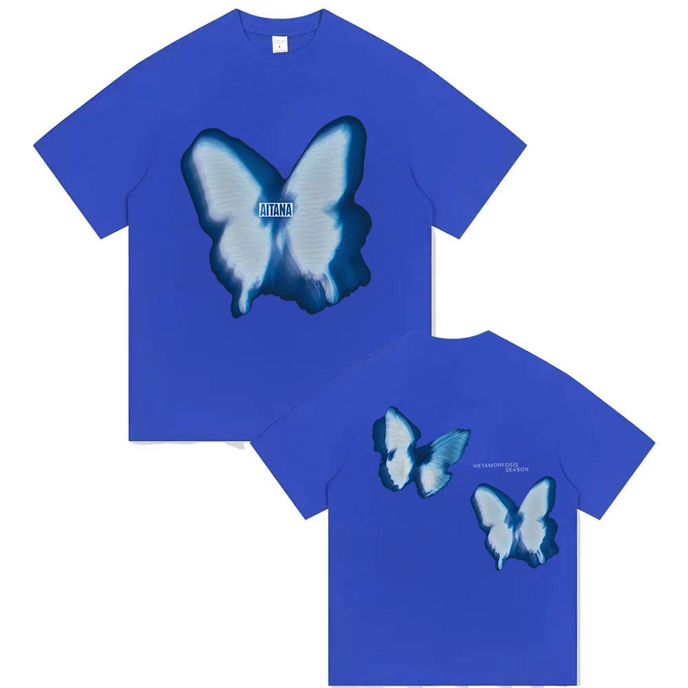 Singer Aitana Metamorfosis Album Tour 2025 Printed Tshirt for Unisex and Womens Fashion Summer Printed 100 Pure Cotton Tshirt