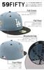 New Era 59FIFTY Cap 71007584 NER37C4035 LA Feded New Era Cap Side Patch Two Tone MLB ONSPOTZ Special Order SIDE PATCH 2Tone UNDER VISOR MLB Los