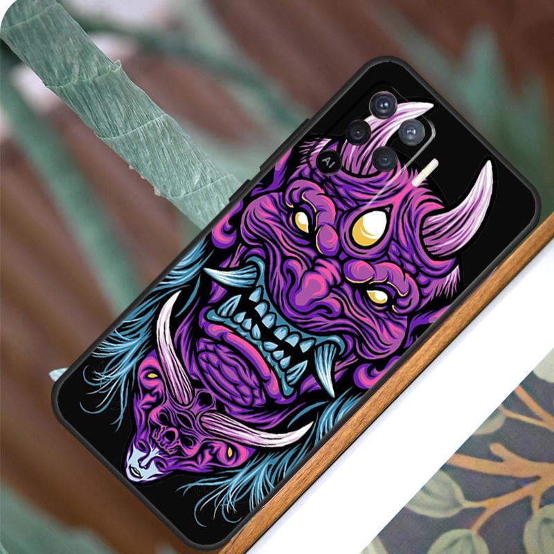 Японская маска Хання для OPPO A53S A57S A54S A38 A78 A58 A79 A15 A17 A77 A16 A76 A96 A52 A72 A5 A9 A94 A74 чехол