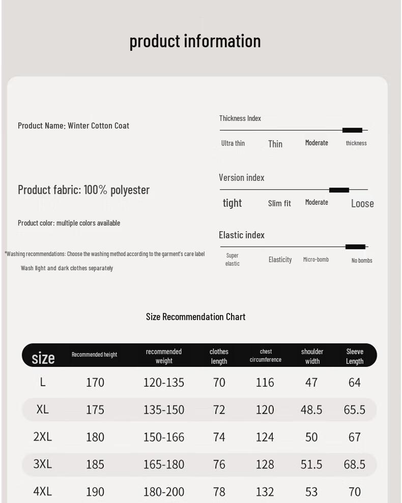 JEEP SPIRIT Unisex Windproof Hooded Padded Jacket