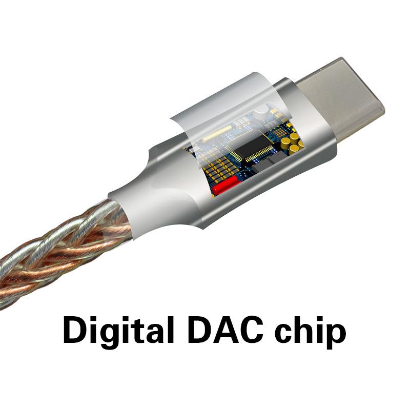 Усилитель для наушников Тип C на 3,5 мм Usb C аудио декодер усилитель адаптер Cb1200Au чип звуковая карта цифровой декодер для Android