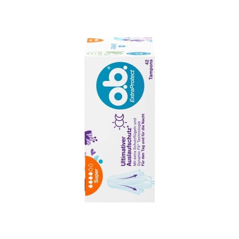 Тампоны OB Extra Protect Night Super, 42 шт.