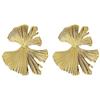 Creative new retro trend personalized versatile flower leaf stud earrings earrings popular