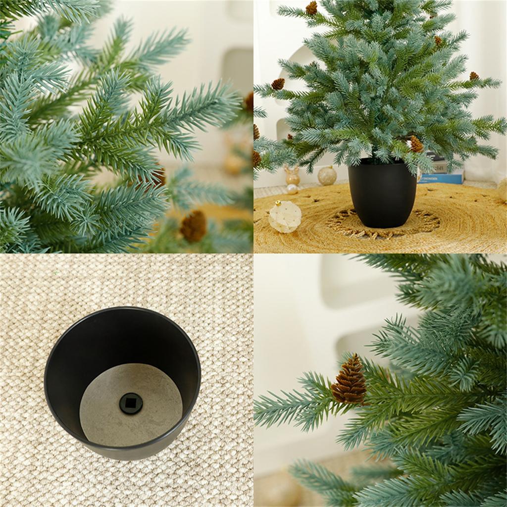 Рождественская елка из полиэтилена, украшение дома, витрина, рождественские украшения, макет сцены с рождественской атмосферой  (45/60/90см)