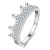 Lindon Classic Copper Alloy Zircon Ring Ladies Jewelry Wedding Promise Party Gift