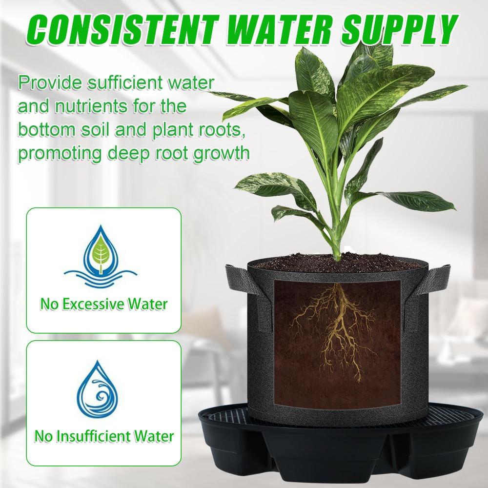 4 шт. Автополив Поддон для капель растений Передвижные горшки Уличные поддоны для растений Новые горшки для помещений Теплица