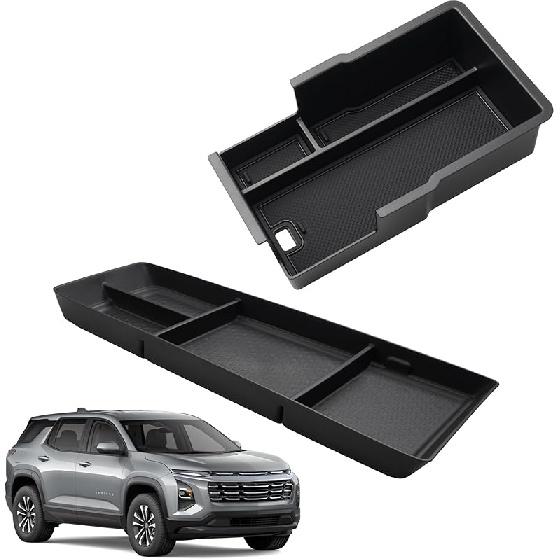 Органайзер для центральной консоли Ford Ranger 2025 года (обновленный), Ящик для хранения подлокотника Ford Ranger 2024 2025 годов с 2 цветными ковриками, Ert Tray Console Ranger
