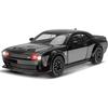 1/32 Scale Dodge Hellcat Challenger Die Cast Metel Pull Back Model Car Hellcat with Sound and Light Hellcat Car Toy Gifts for 3+ Year Old Kids