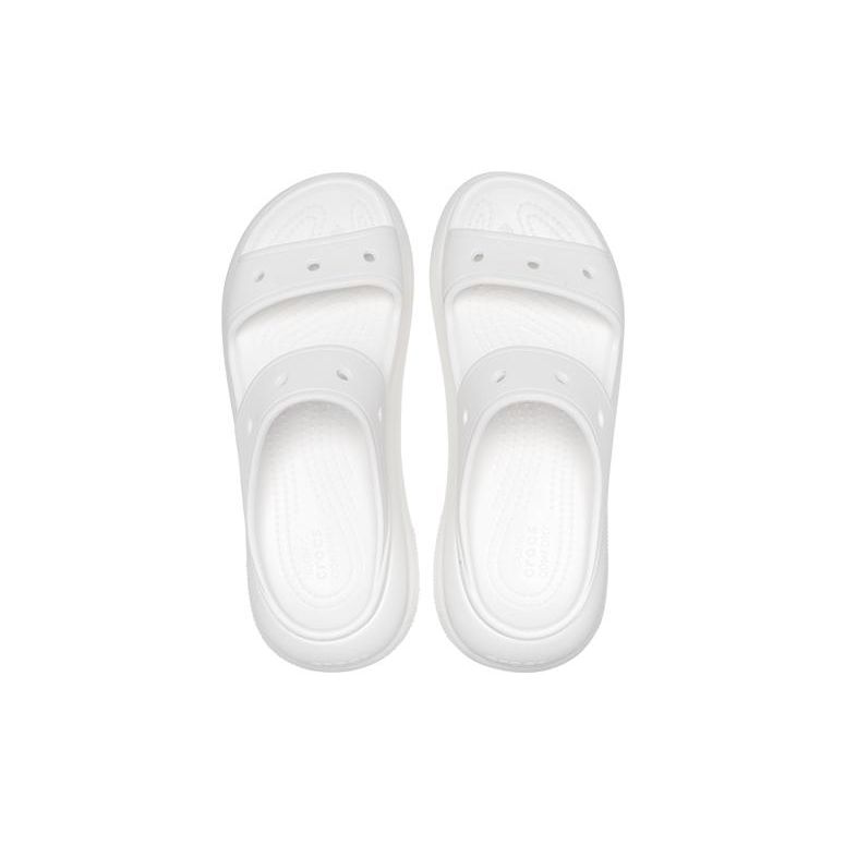 Crocs Классические сандалии Crush Унисекс Белые 207670-100