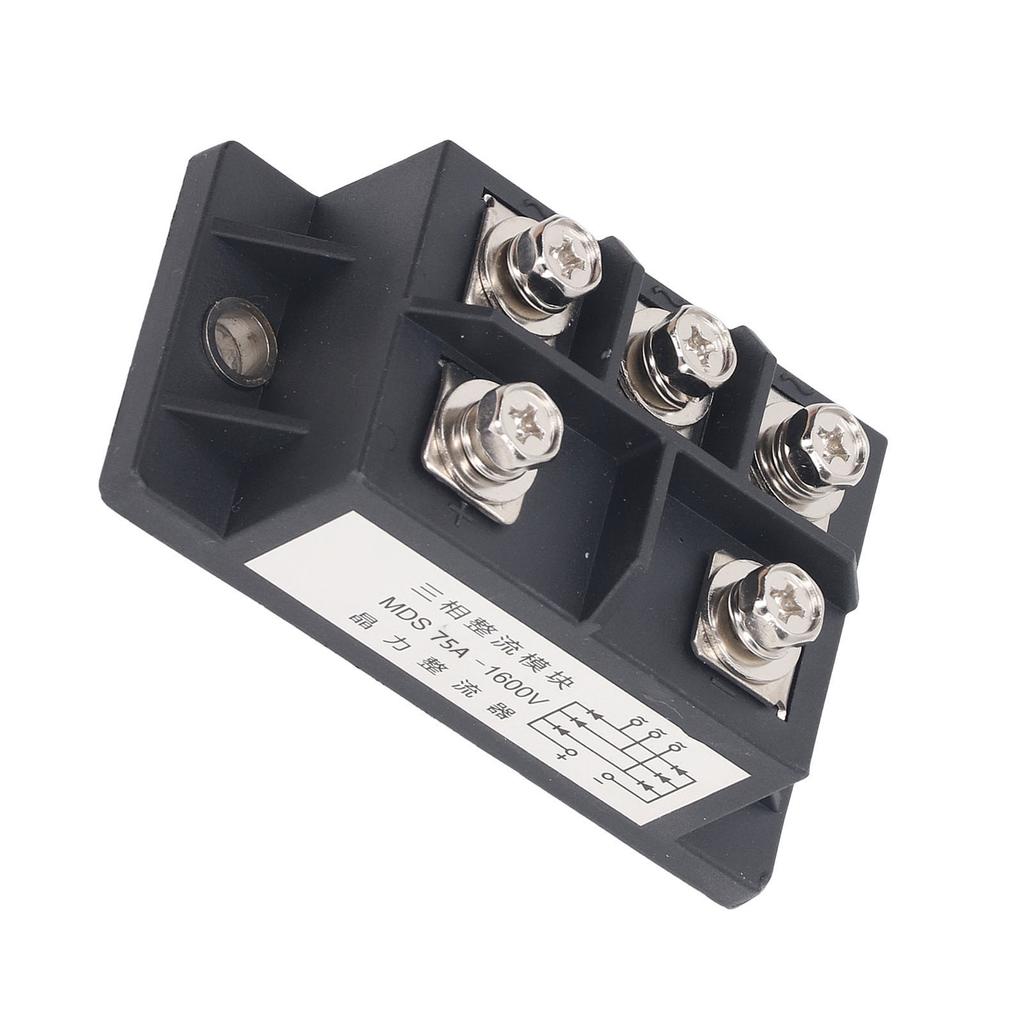 Трехфазный мостовой выпрямитель 75А 5 выводов ABS латунь отвод тепла диодный выпрямитель силовой модуль