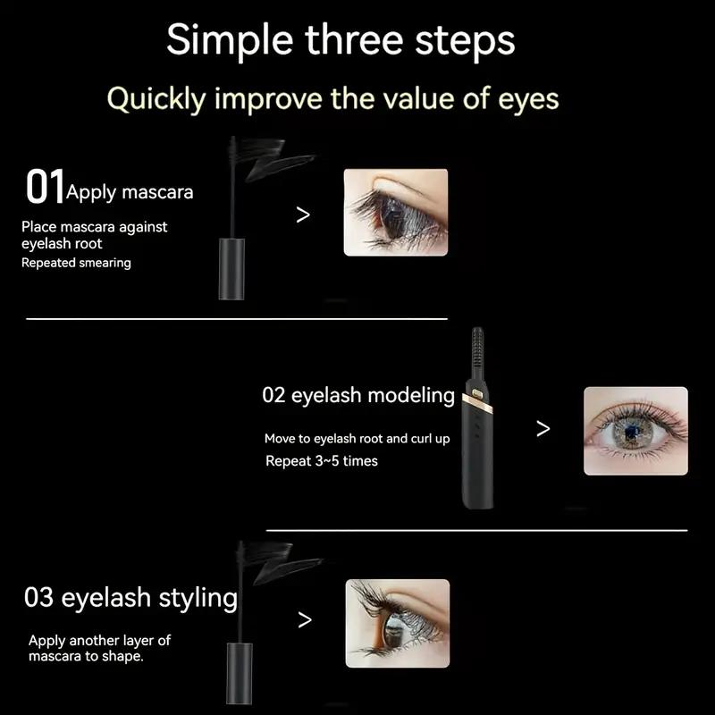 Eyelash Curler Rechargeable Electric Heating Beauty Tool Shaping Eye Curler Electric Eyelash Curler Manufacturer