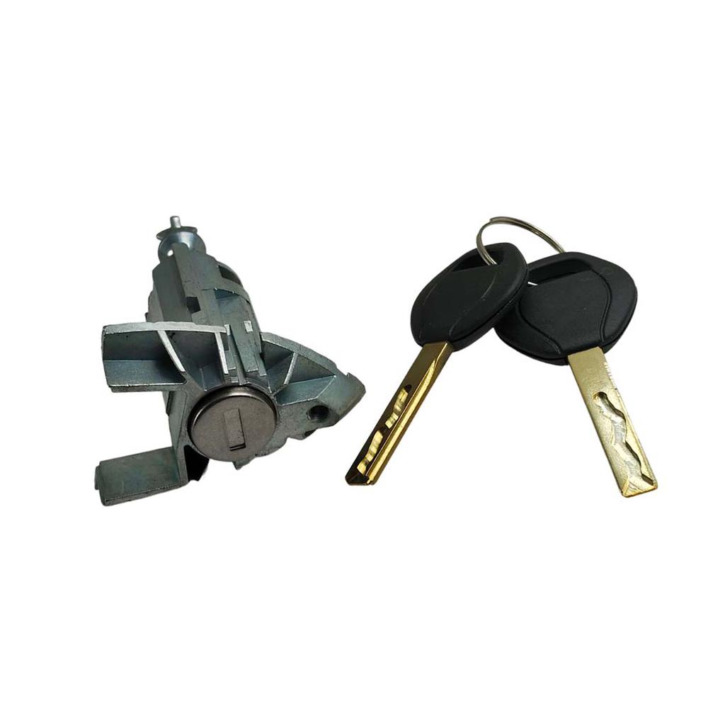 51217035421 Left Driver Car Door Lock Cylinder Barrel Assembly With 2 Keys For BMW X5 E53 2000-2006