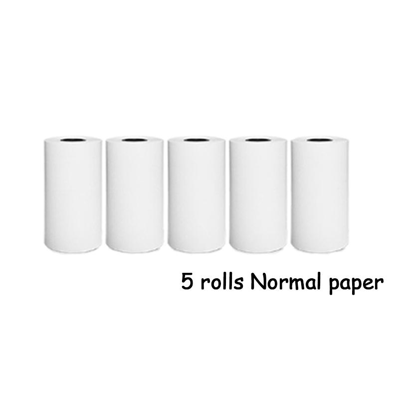 Мини-принтер, портативный термопринтер, фотопринтер, карманный принтер, 57 мм, беспроводная печать BT, 200 точек на дюйм, Android IOS, принтеры