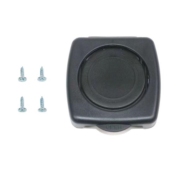 Складной автомобильный подстаканник Универсальный держатель для напитков для дома на колесах, фургона, грузовика, лодки Регулируемый крепеж-клипса на дефлектор с амортизирующими накладками Портативный автомобильный аксессуар