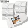 10pcs Gift Boxes with Lids and Ribbons Gift Box Multipurpose Packaging Jewelry Display Gift Packaging Supplies Wedding Favors Birthday Party Presents