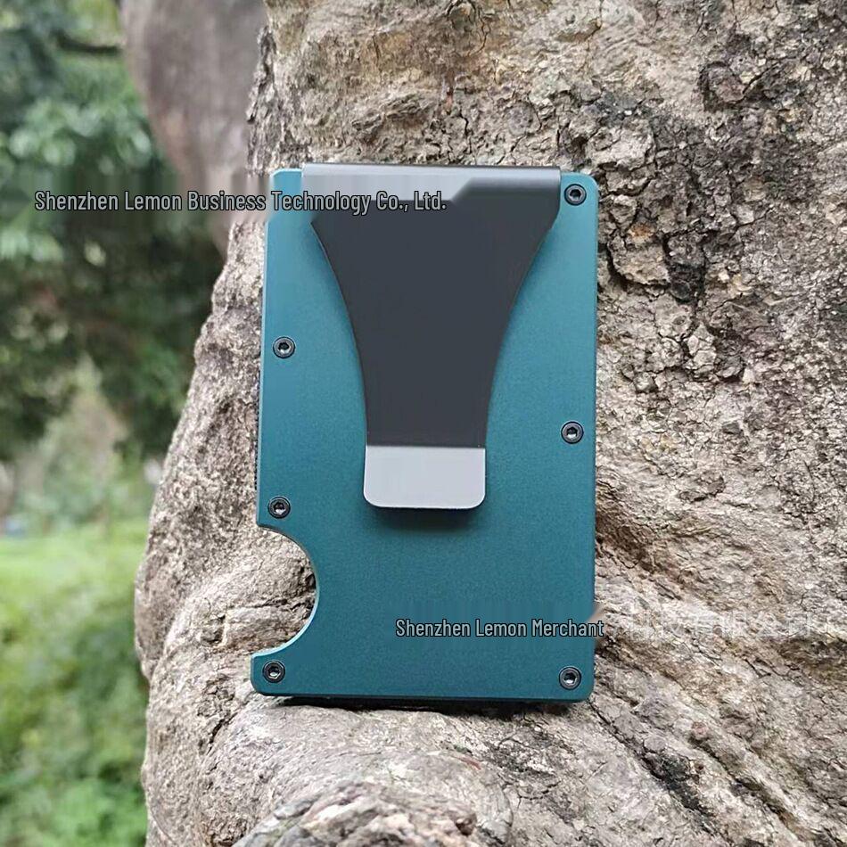 Ultra-Thin RFID Aluminum Alloy Anti-Theft Card Holder Wallet