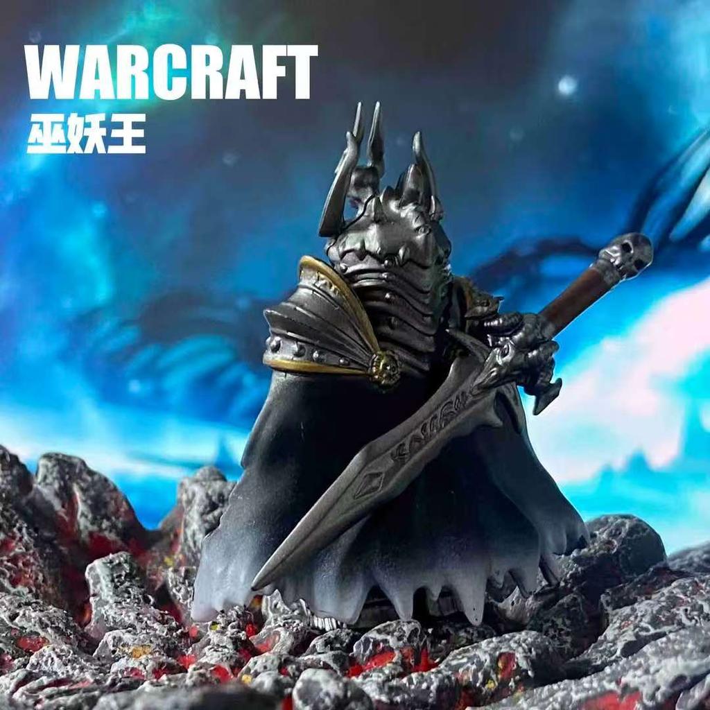 Non-Toxic World Of Warcraft Wow Building Blocks Lich King Mini Action Figure Toys Berserk Guts Gus Building Block Figure Holiday Gift