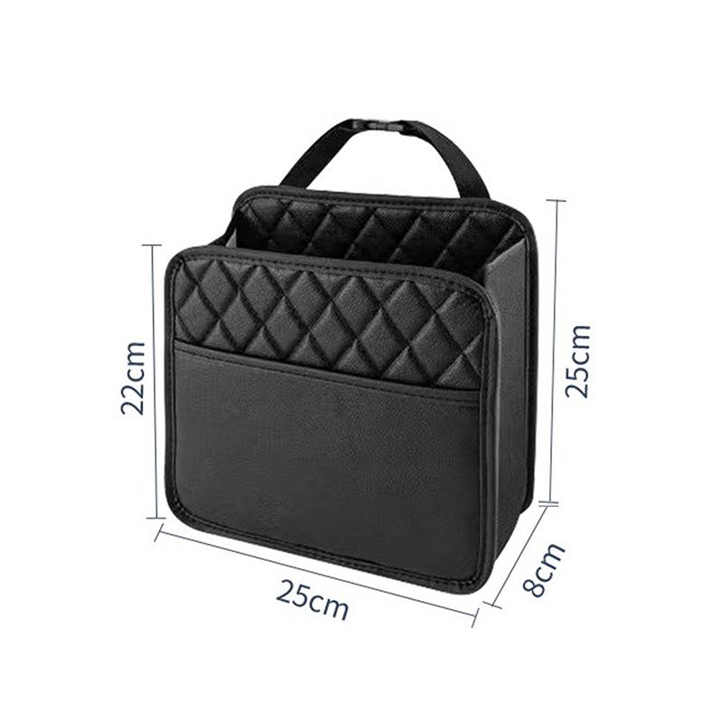 Многофункциональная сумка для хранения автомобильного сиденья, кожаная сумка для хранения, сумка для мусора, водонепроницаемая сумка для хранения на заднем сиденье автомобиля