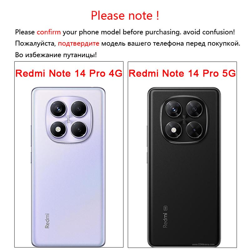 Для Xiaomi Redmi Note 14 Pro Чехол Прозрачный Роскошный Силиконовый Чехол Redmi Note 14 Pro Чехол TPU Защитный Чехол Redmi Note 14 Pro