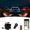 2PCS Car Devil Eyes Light LED Flexible Screen Custom Text Programmable Animated Signs Matrix Panel for Car Truck SUV Windshield