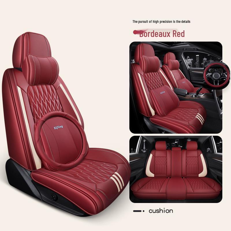 Purple Wind Chime Leather Seat Cushion for Changan CS75 PLUS, Yuexiang, CS55 PLUS