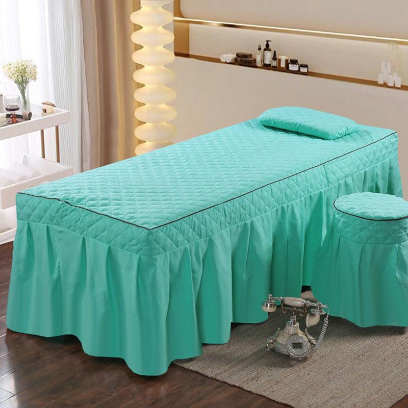 Beauty with Holes Bed Cover Single Piece Beauty Salon Therapy Massage Special Bedclothes Thickened All-season Use Bedspread