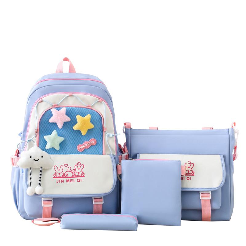 New Schoolbags Fashionable and Trendy Burden Reduction and Spine Protection Backpack