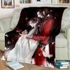Heaven Official's Blessing Blanket Cartoon Blankets Chinese Blankets for Bed Sofa Lazy Soft Blanket Hua Cheng Blankets Fan Gifts
