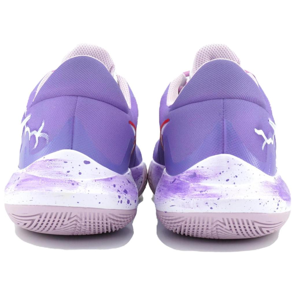 Nike Мужские низкие баскетбольные кроссовки Precision 6 Purple Lightning Thunder Cloud Mesh, амортизация из текстиля, износостойкие DD9535-100(Команда479-)