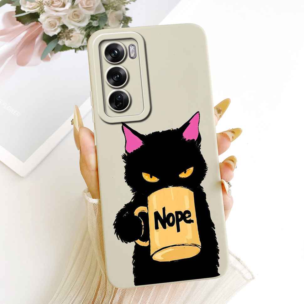 Чехол для Oppo Reno12 Pro 5G CPH2629 Новый модный painted чехол Мягкий чехол для телефона Для Oppo Reno 12 Reno12 Pro Задняя крышка Coque