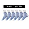 6 пар мужских носков, дышащие спортивные чулки, мужские носки, удобные, впитывающие пот, дезодорирующие, деловые носки высокого качества