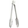18-0 All-Purpose Tongs, Extra Thick, with Stopper Ring, Small