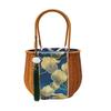 2025 Women Retro Handmade Rattan Basket Fashion Embroidery Imitation Wicker Handbags Causal Woven Box Bag Lady Party Beach Bag